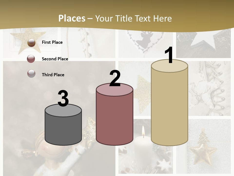 Alt Schm Weihnachtsschmuck PowerPoint Template