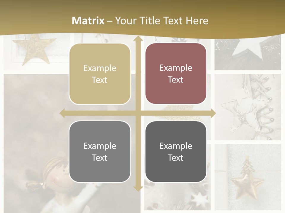 Alt Schm Weihnachtsschmuck PowerPoint Template