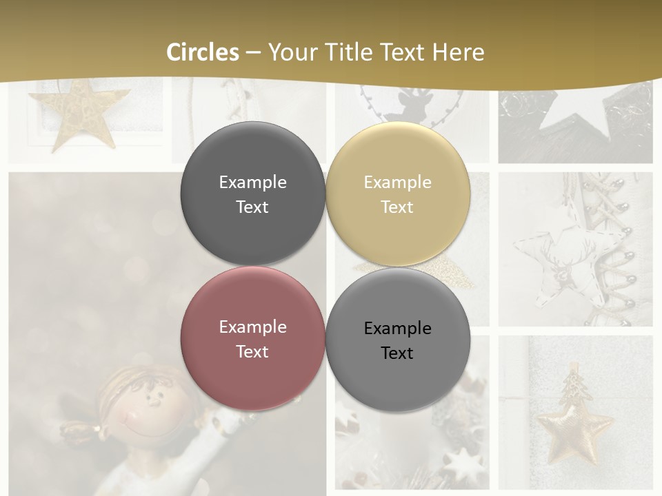 Alt Schm Weihnachtsschmuck PowerPoint Template