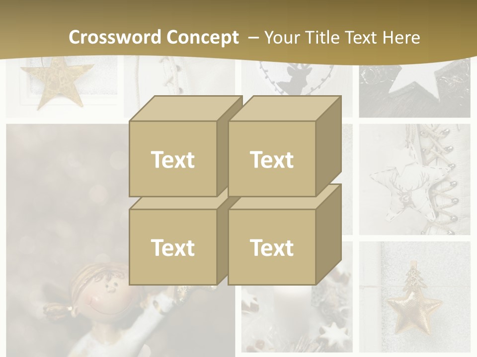 Alt Schm Weihnachtsschmuck PowerPoint Template