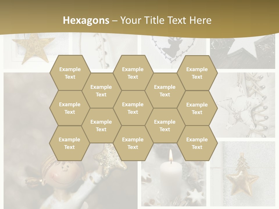 Alt Schm Weihnachtsschmuck PowerPoint Template