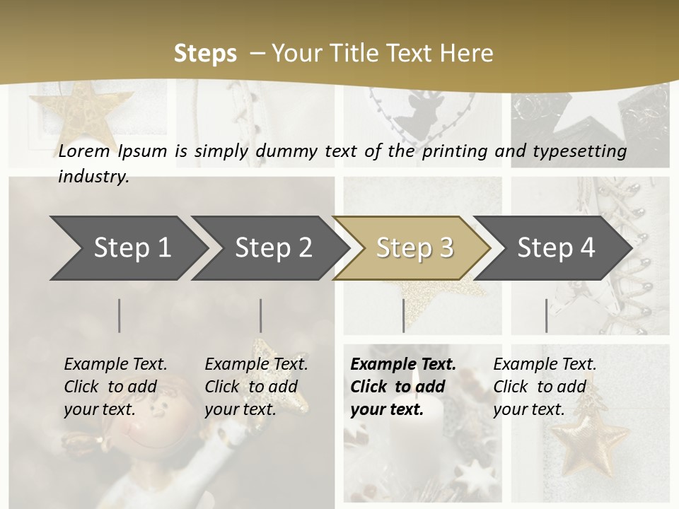 Alt Schm Weihnachtsschmuck PowerPoint Template