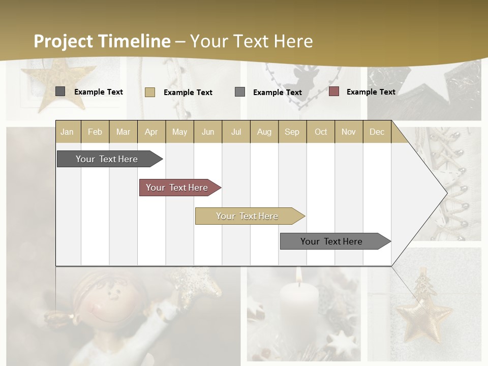 Alt Schm Weihnachtsschmuck PowerPoint Template