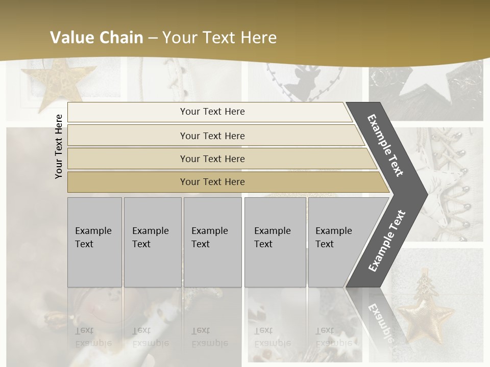 Alt Schm Weihnachtsschmuck PowerPoint Template