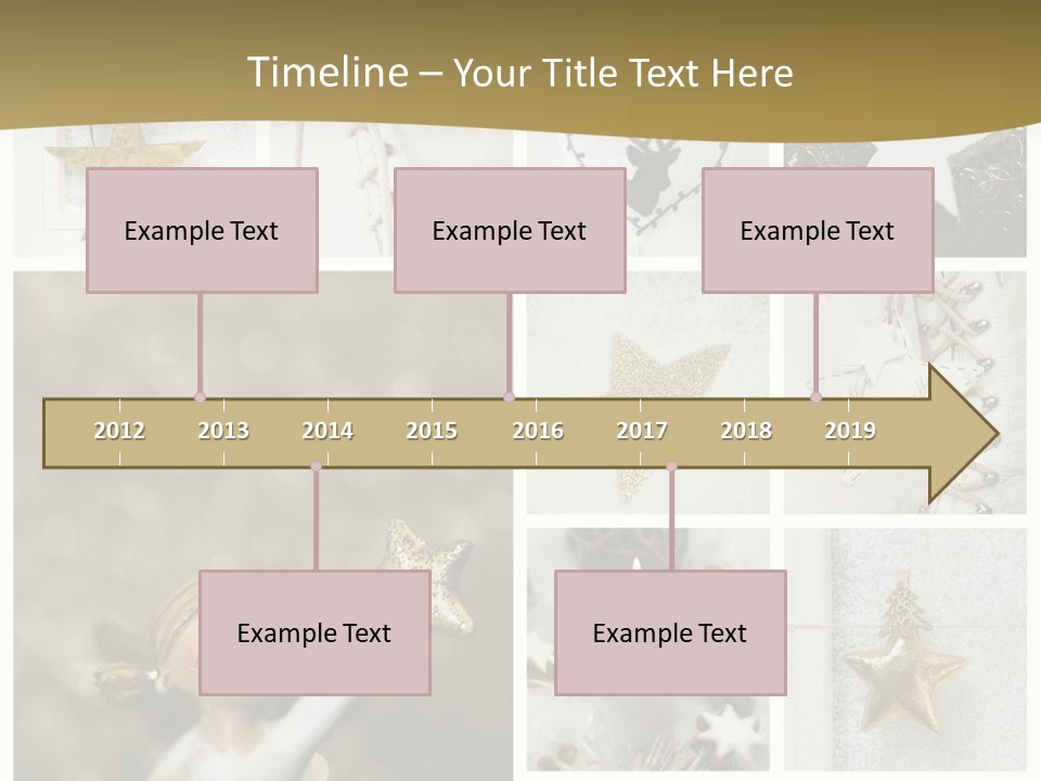 Alt Schm Weihnachtsschmuck PowerPoint Template