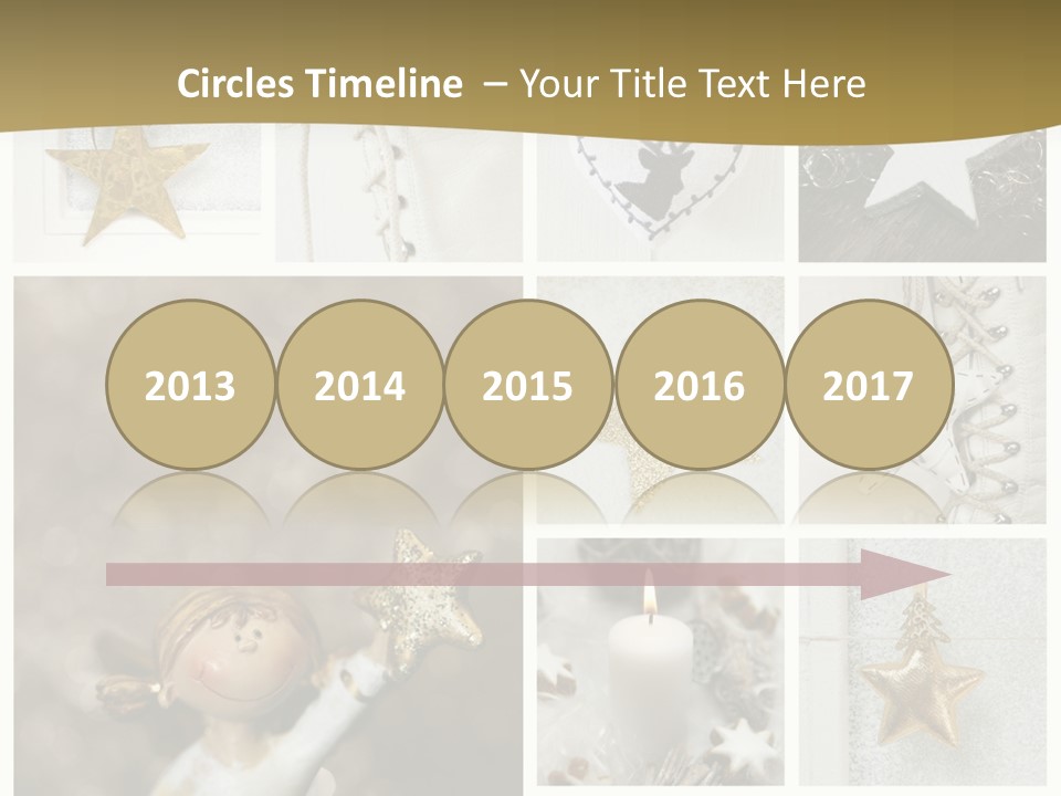 Alt Schm Weihnachtsschmuck PowerPoint Template