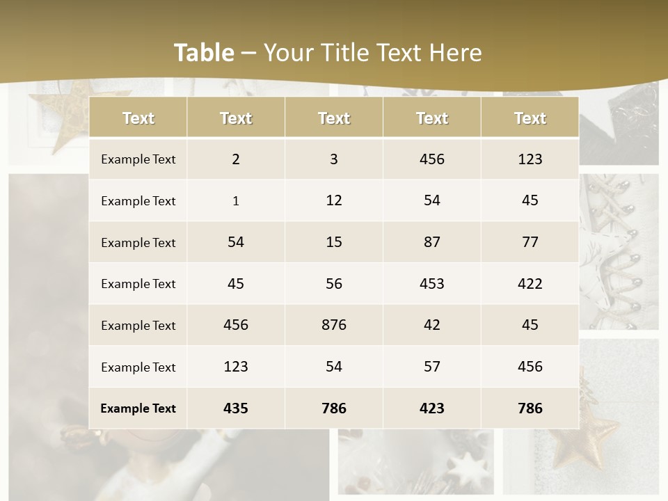 Alt Schm Weihnachtsschmuck PowerPoint Template
