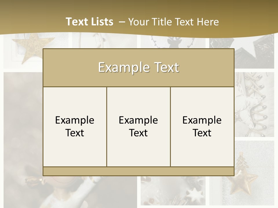 Alt Schm Weihnachtsschmuck PowerPoint Template