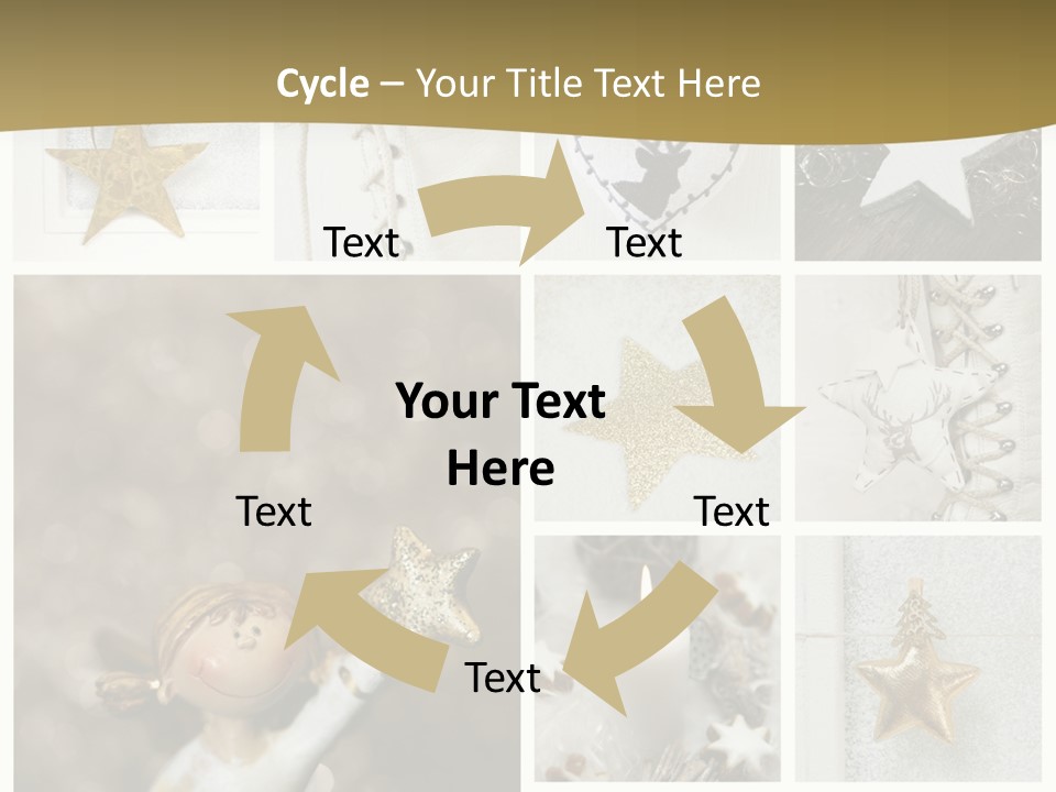 Alt Schm Weihnachtsschmuck PowerPoint Template
