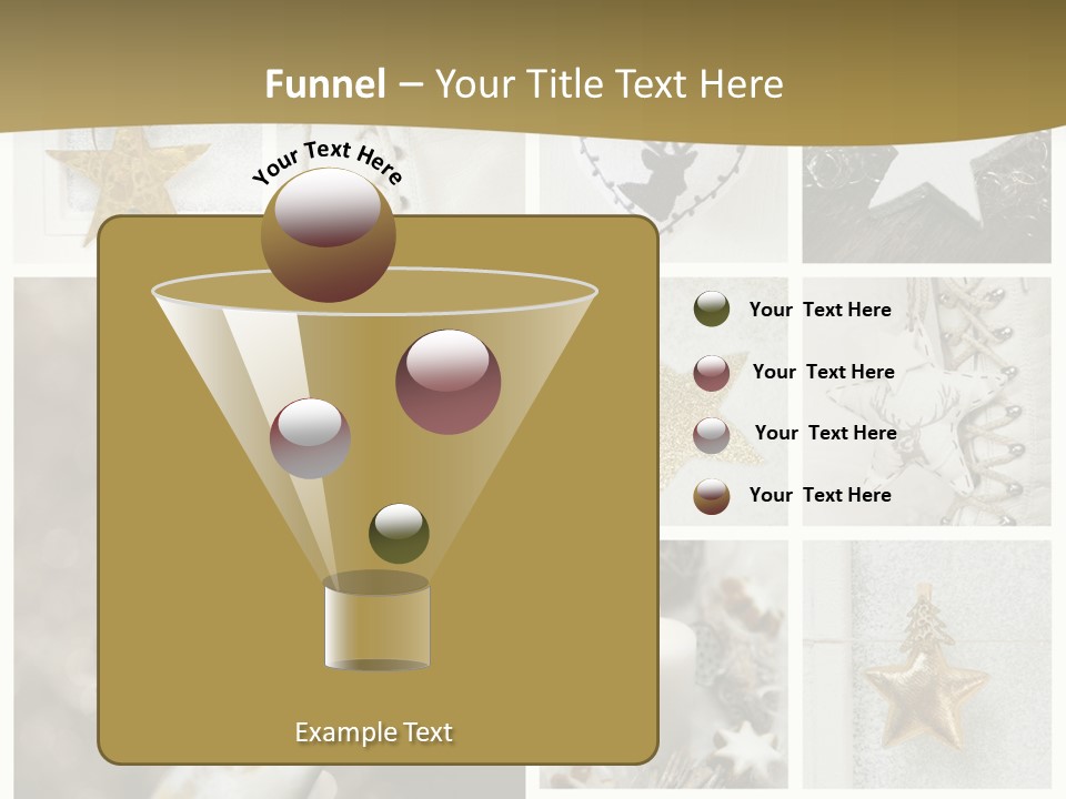 Alt Schm Weihnachtsschmuck PowerPoint Template