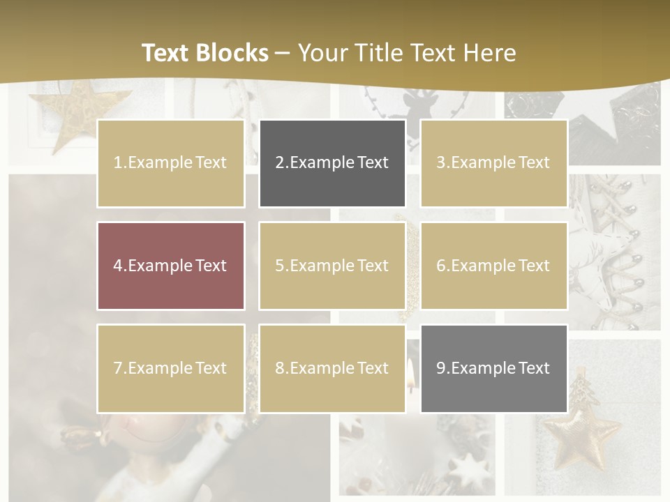 Alt Schm Weihnachtsschmuck PowerPoint Template