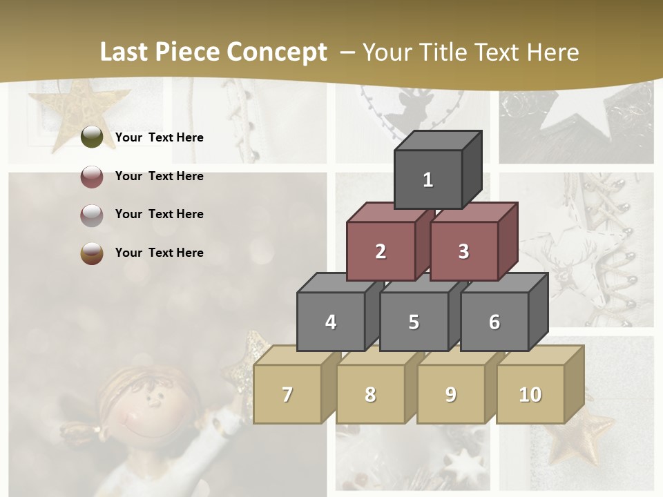 Alt Schm Weihnachtsschmuck PowerPoint Template