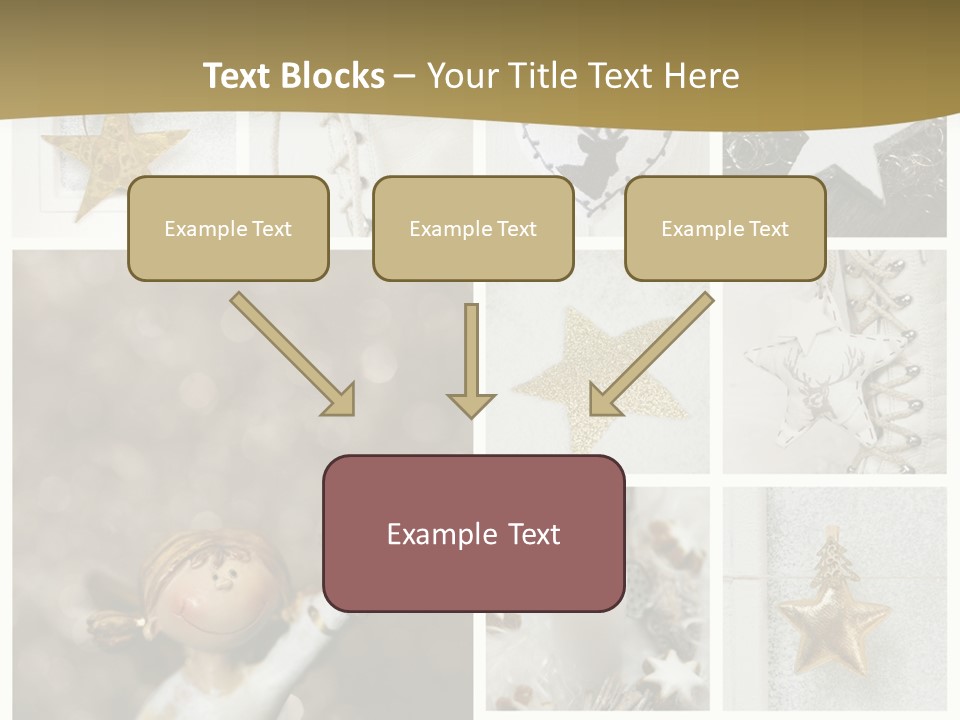 Alt Schm Weihnachtsschmuck PowerPoint Template