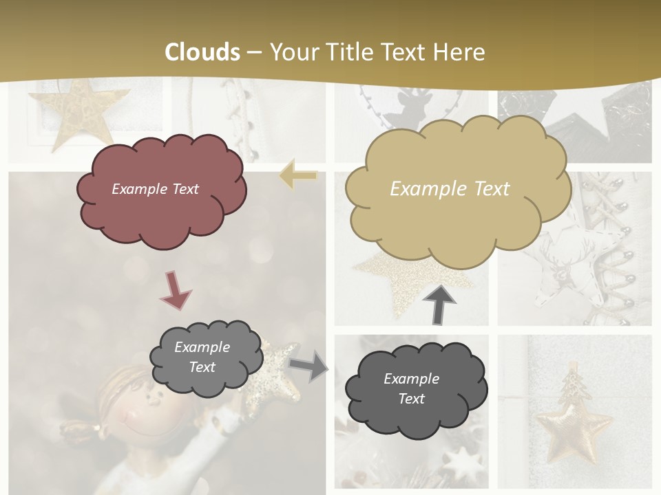 Alt Schm Weihnachtsschmuck PowerPoint Template