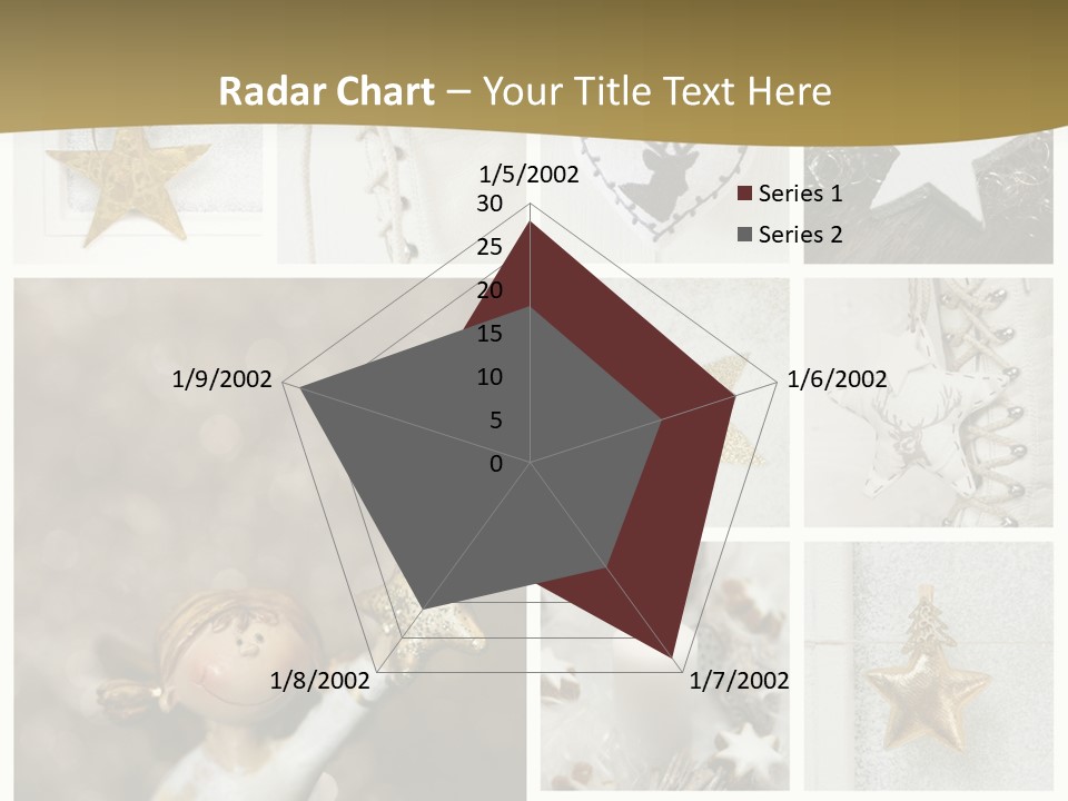 Alt Schm Weihnachtsschmuck PowerPoint Template