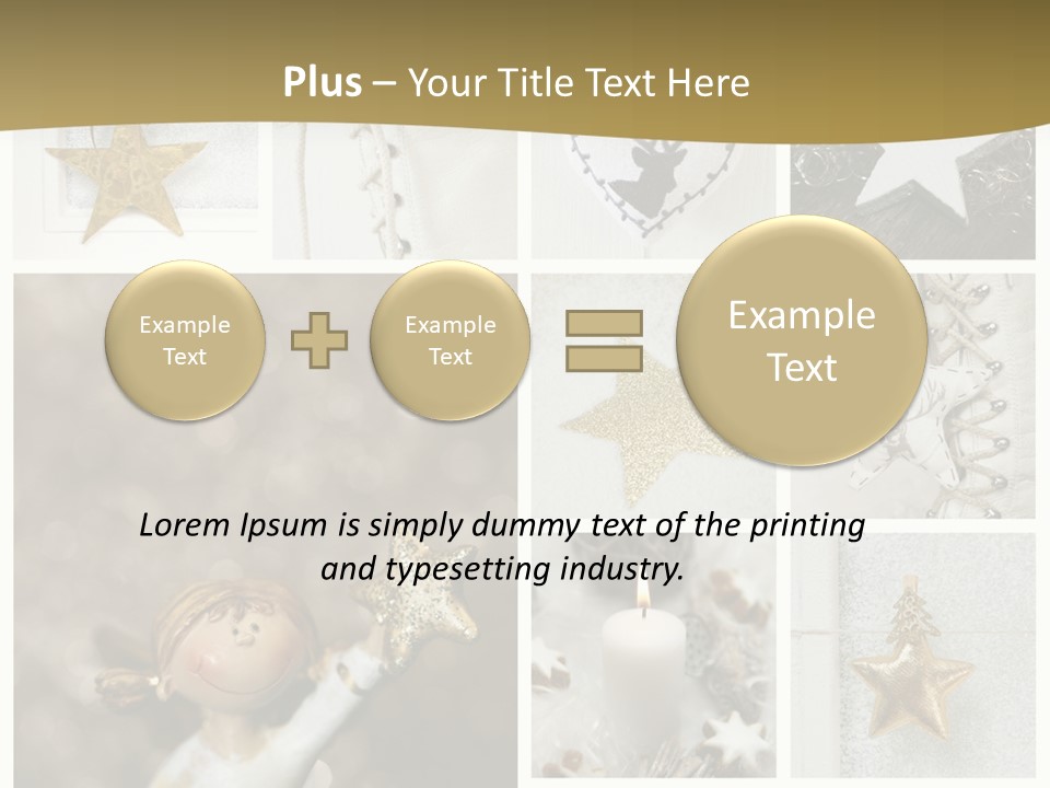 Alt Schm Weihnachtsschmuck PowerPoint Template