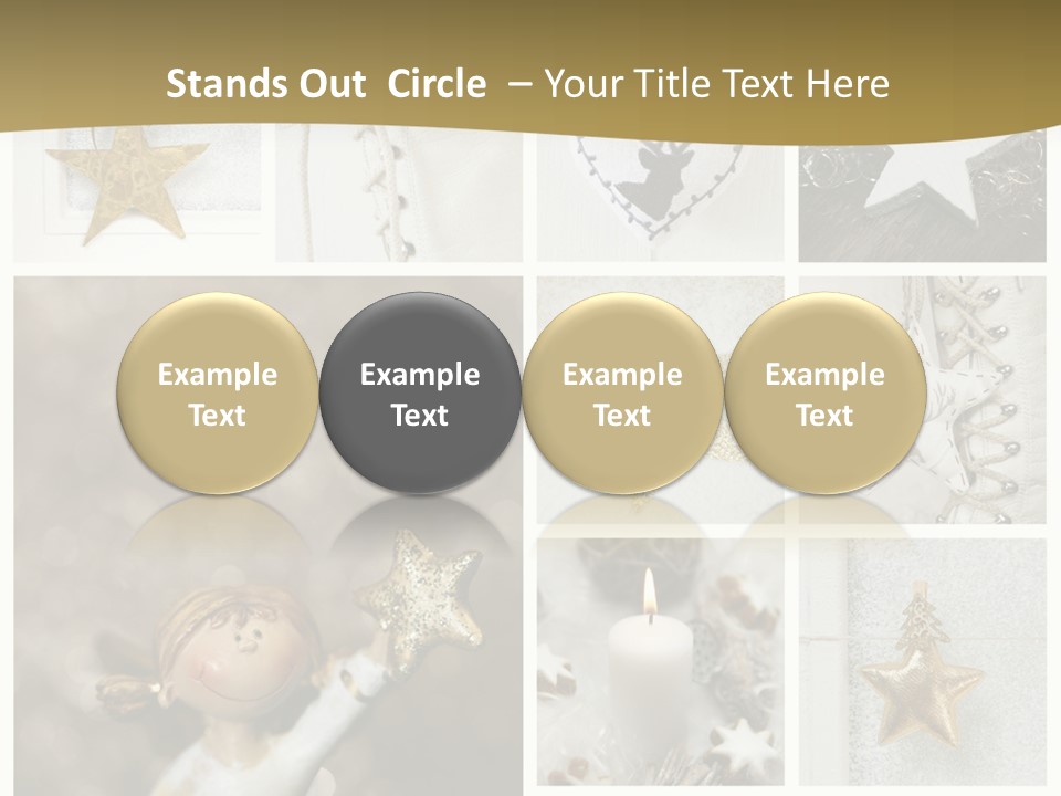 Alt Schm Weihnachtsschmuck PowerPoint Template