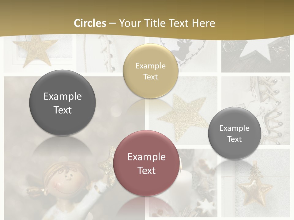 Alt Schm Weihnachtsschmuck PowerPoint Template