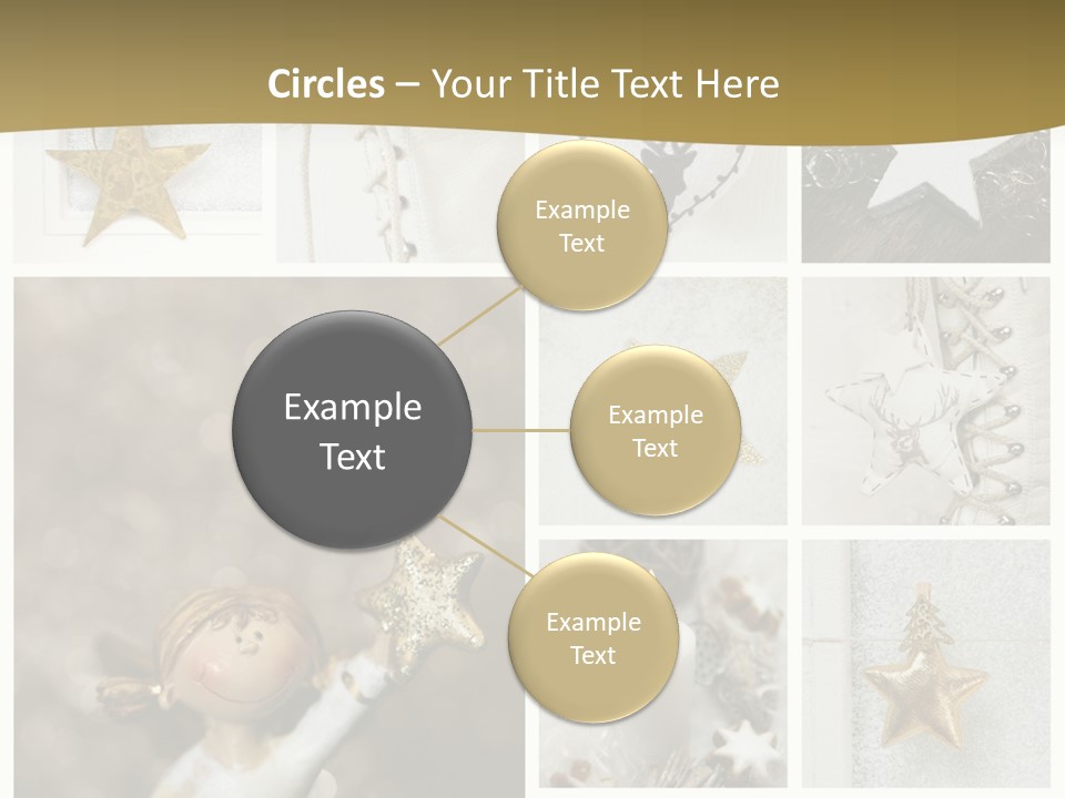 Alt Schm Weihnachtsschmuck PowerPoint Template
