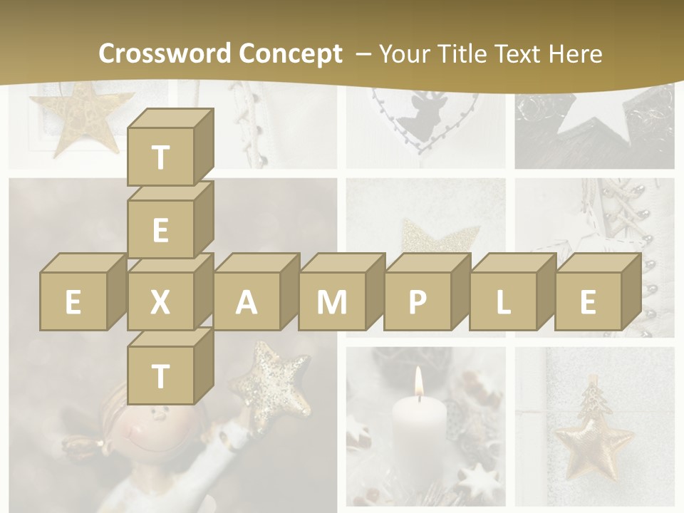 Alt Schm Weihnachtsschmuck PowerPoint Template