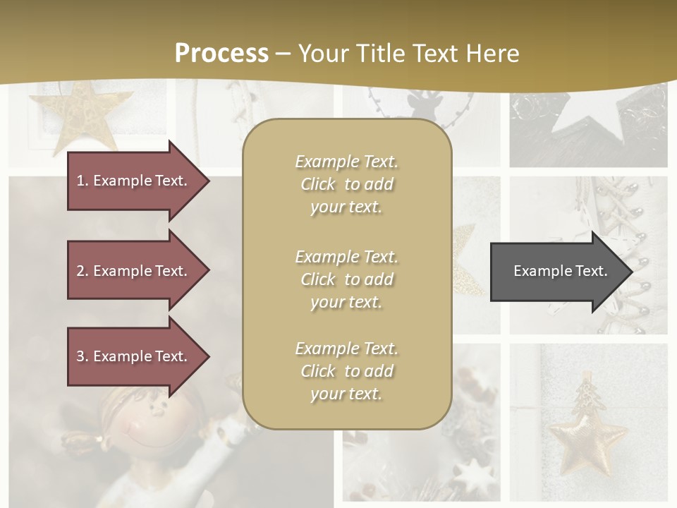 Alt Schm Weihnachtsschmuck PowerPoint Template