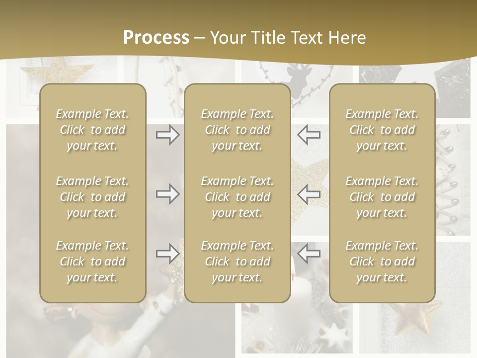 Alt Schm Weihnachtsschmuck PowerPoint Template