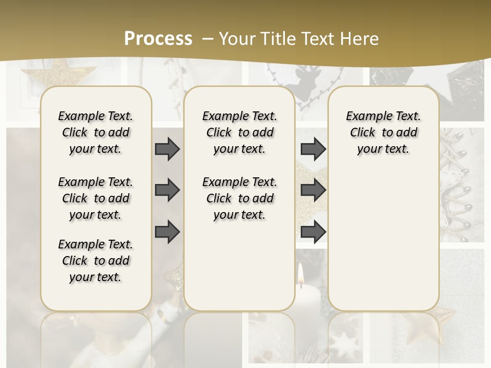 Alt Schm Weihnachtsschmuck PowerPoint Template