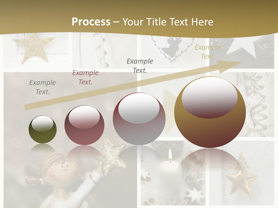 Alt Schm Weihnachtsschmuck PowerPoint Template