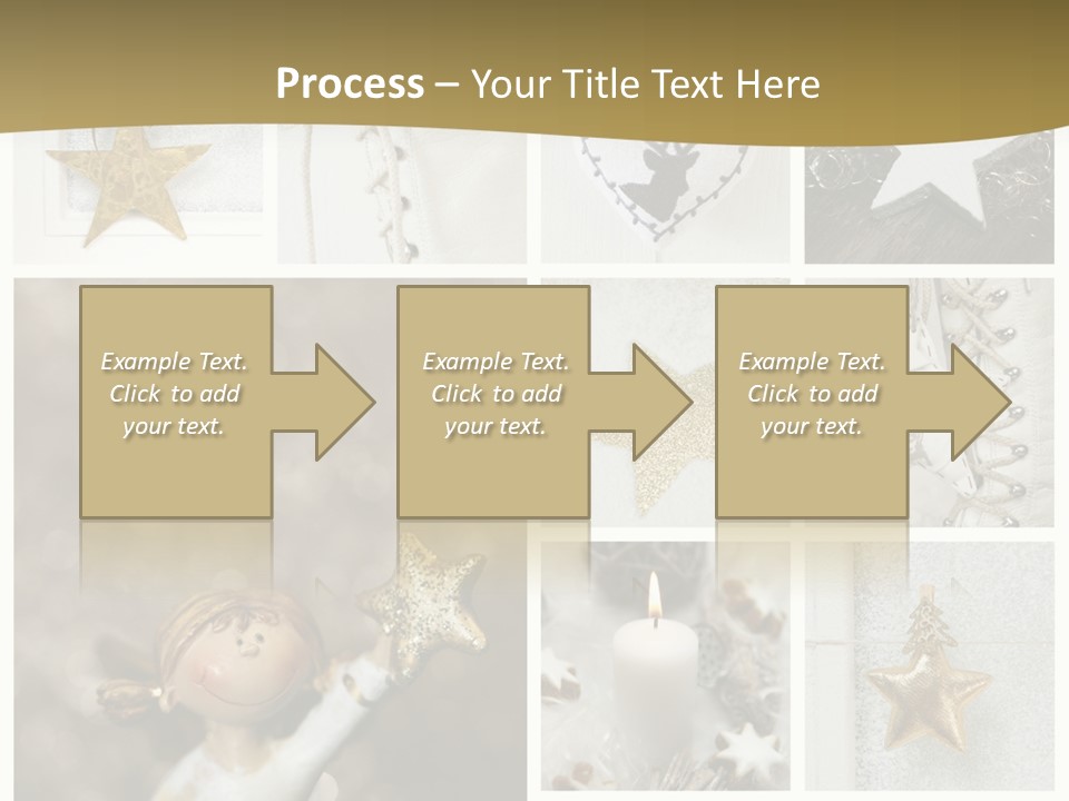 Alt Schm Weihnachtsschmuck PowerPoint Template