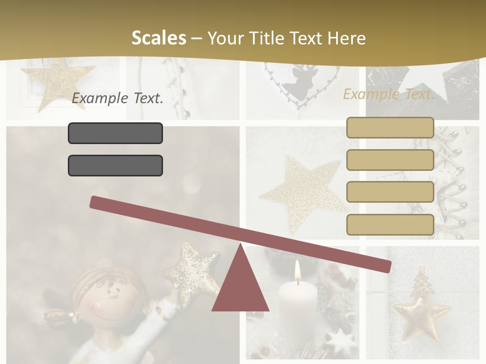 Alt Schm Weihnachtsschmuck PowerPoint Template