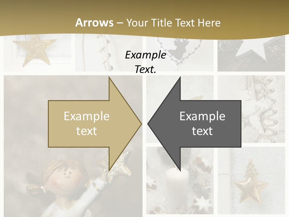 Alt Schm Weihnachtsschmuck PowerPoint Template