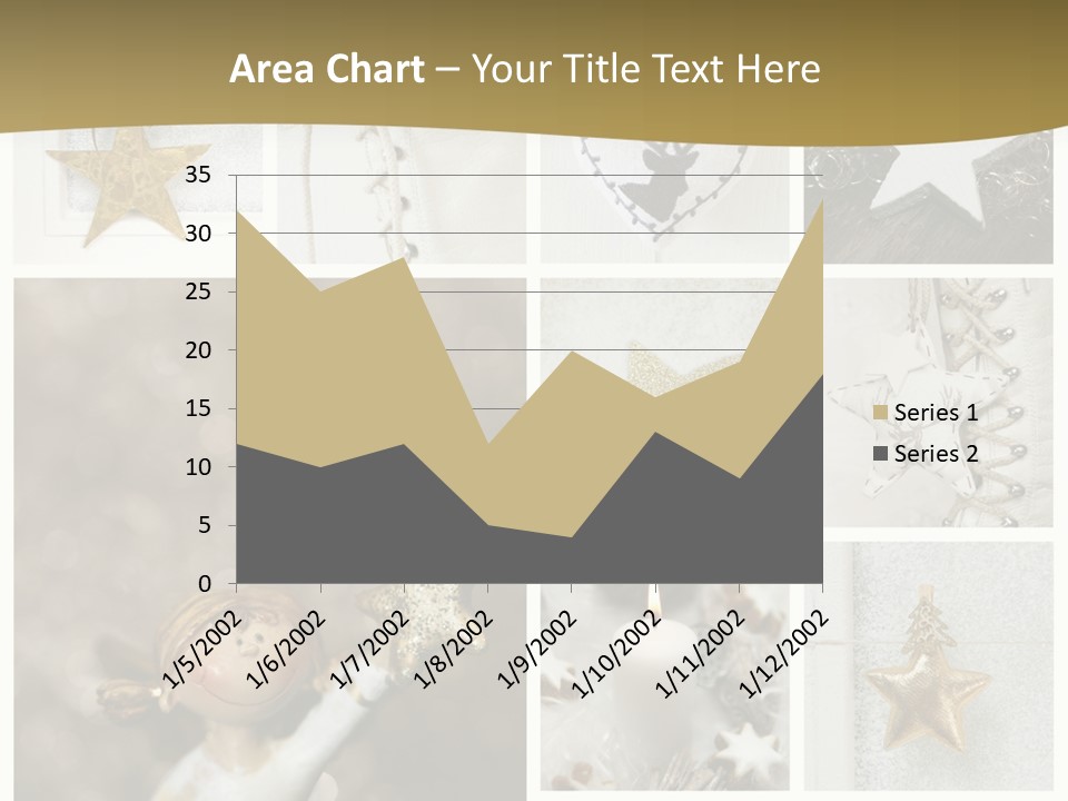 Alt Schm Weihnachtsschmuck PowerPoint Template