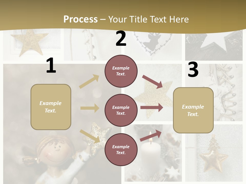Alt Schm Weihnachtsschmuck PowerPoint Template