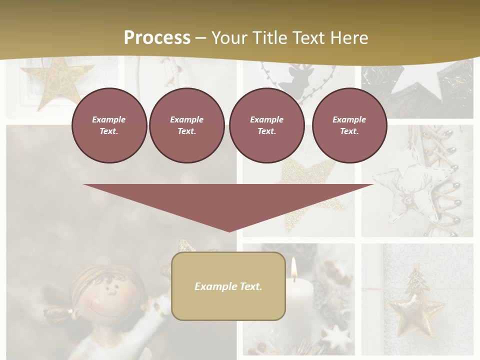 Alt Schm Weihnachtsschmuck PowerPoint Template