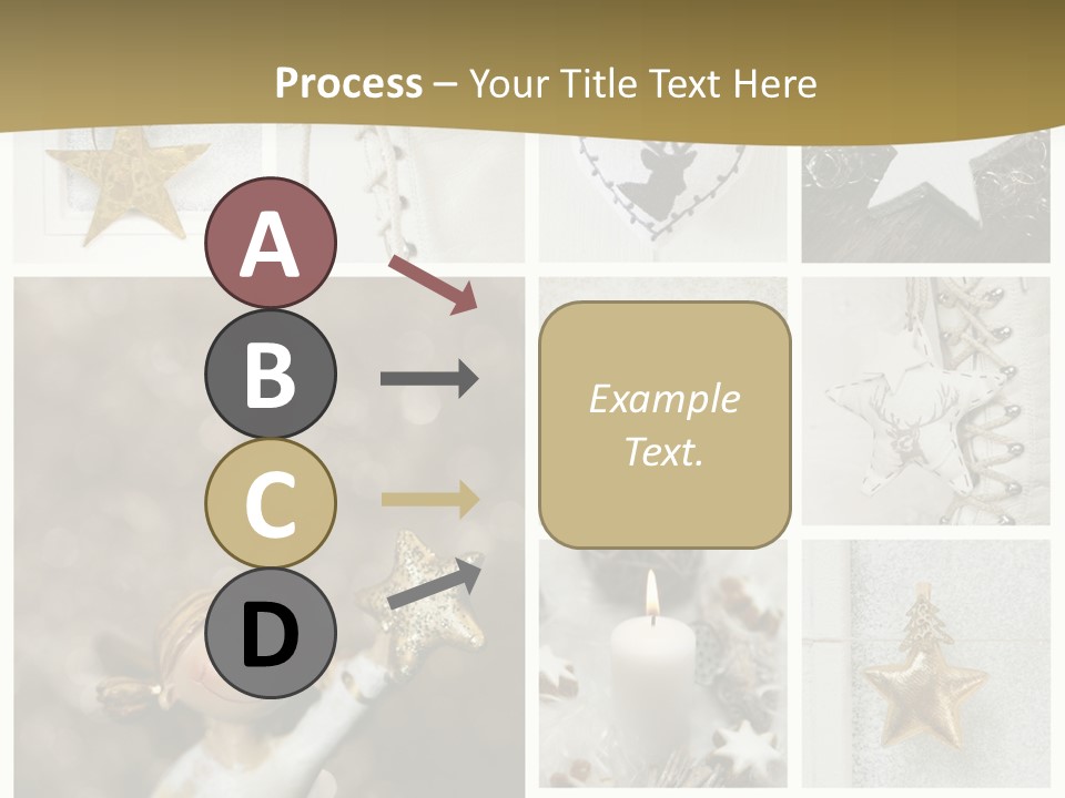 Alt Schm Weihnachtsschmuck PowerPoint Template