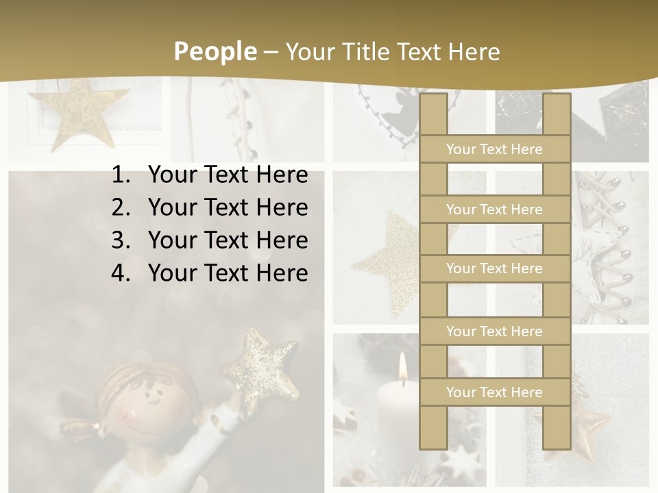 Alt Schm Weihnachtsschmuck PowerPoint Template