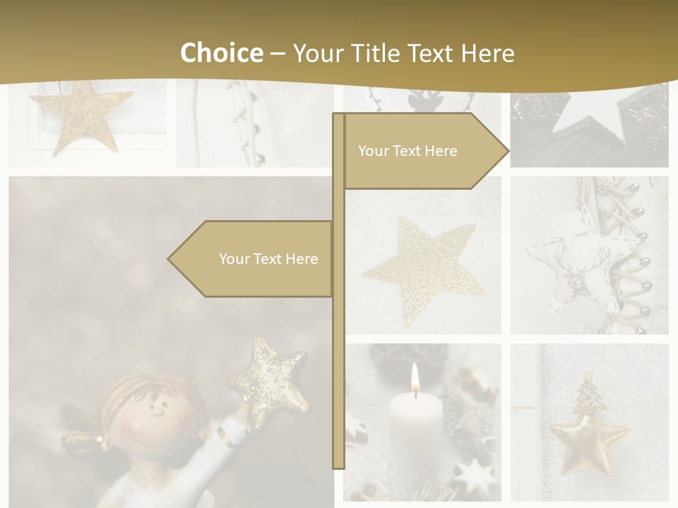 Alt Schm Weihnachtsschmuck PowerPoint Template