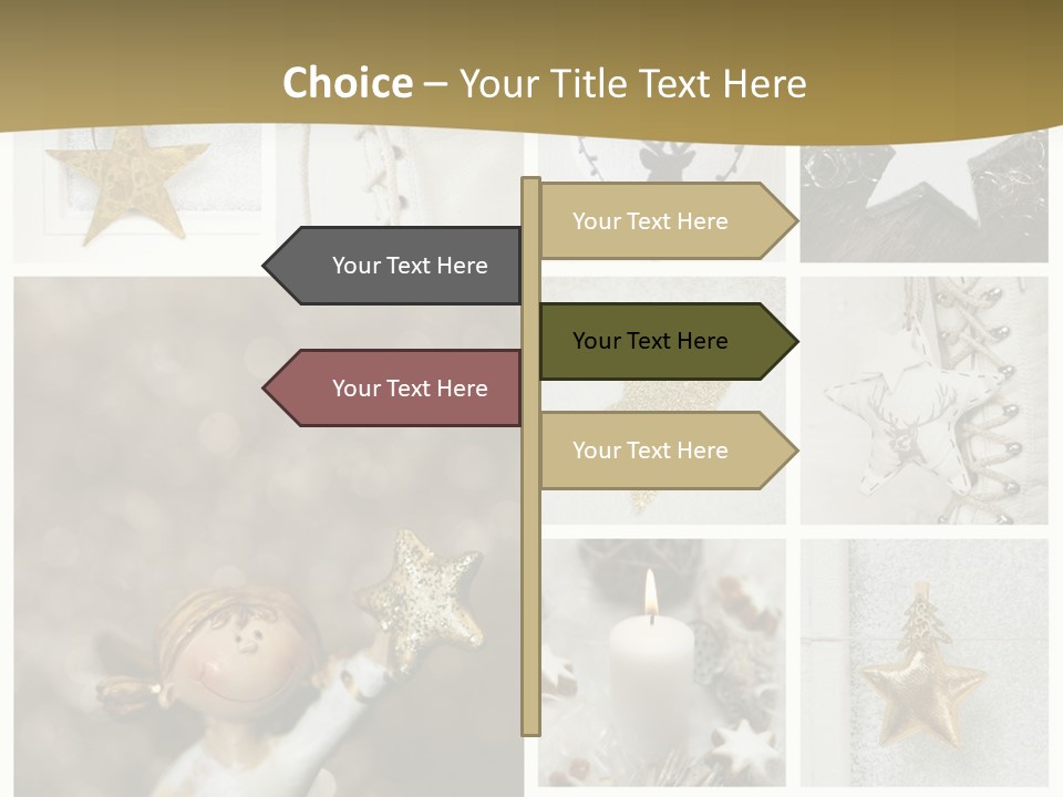 Alt Schm Weihnachtsschmuck PowerPoint Template