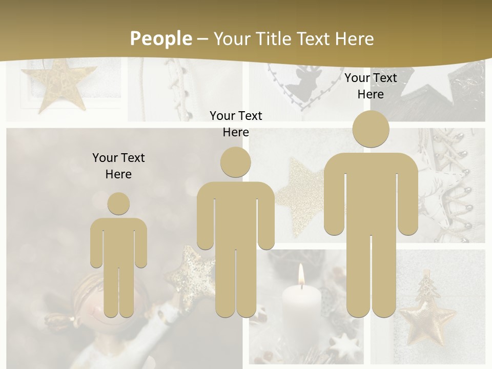 Alt Schm Weihnachtsschmuck PowerPoint Template