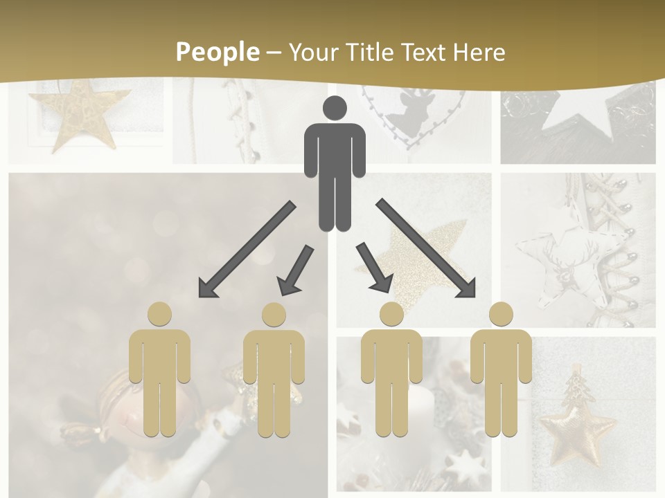 Alt Schm Weihnachtsschmuck PowerPoint Template