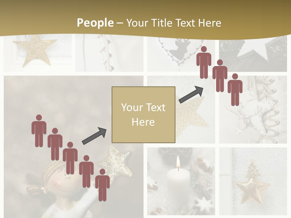 Alt Schm Weihnachtsschmuck PowerPoint Template