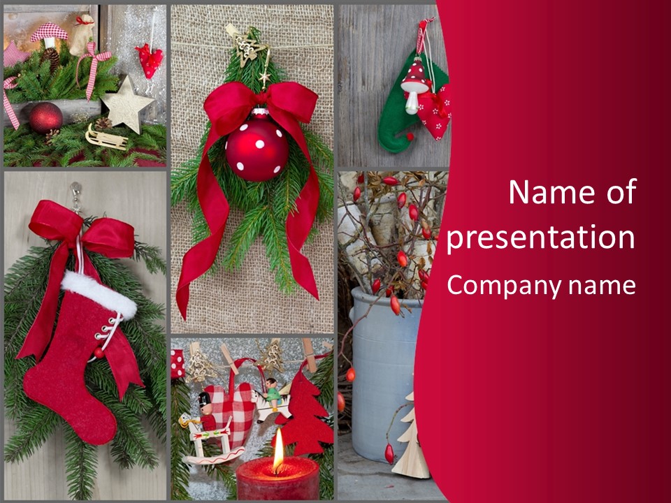 Basteln Claus Alt PowerPoint Template