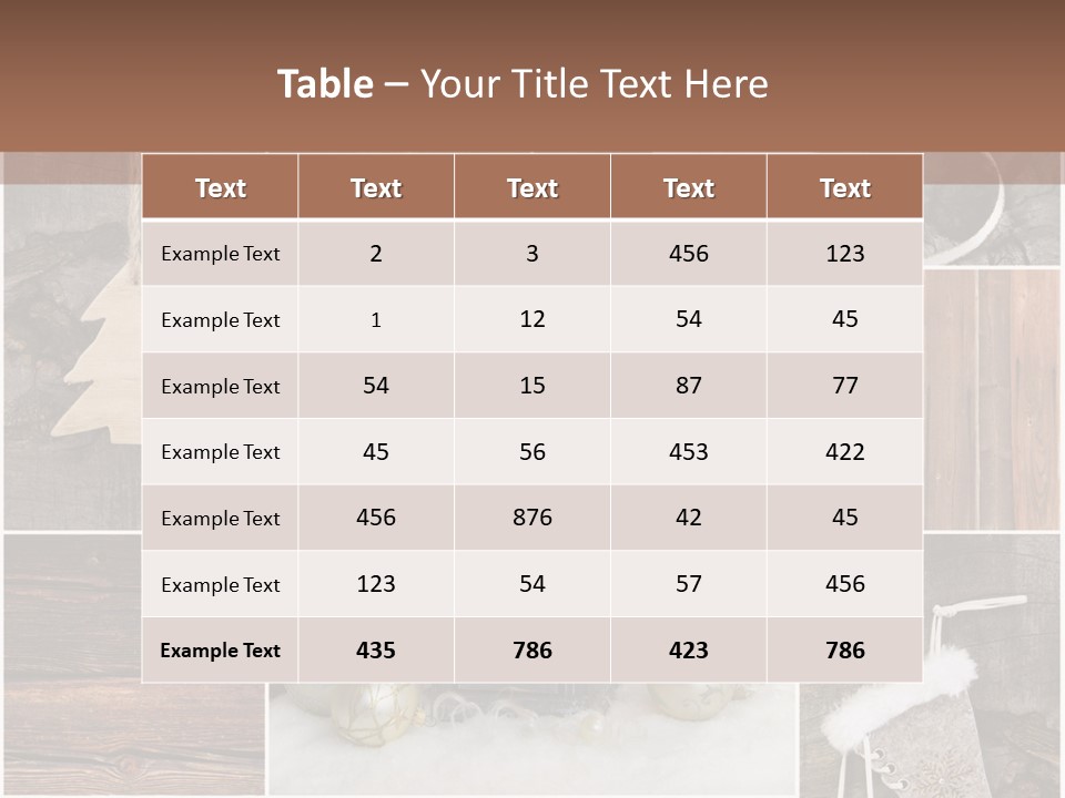 Weihnachtsstimmung Festtage Weihnachten PowerPoint Template