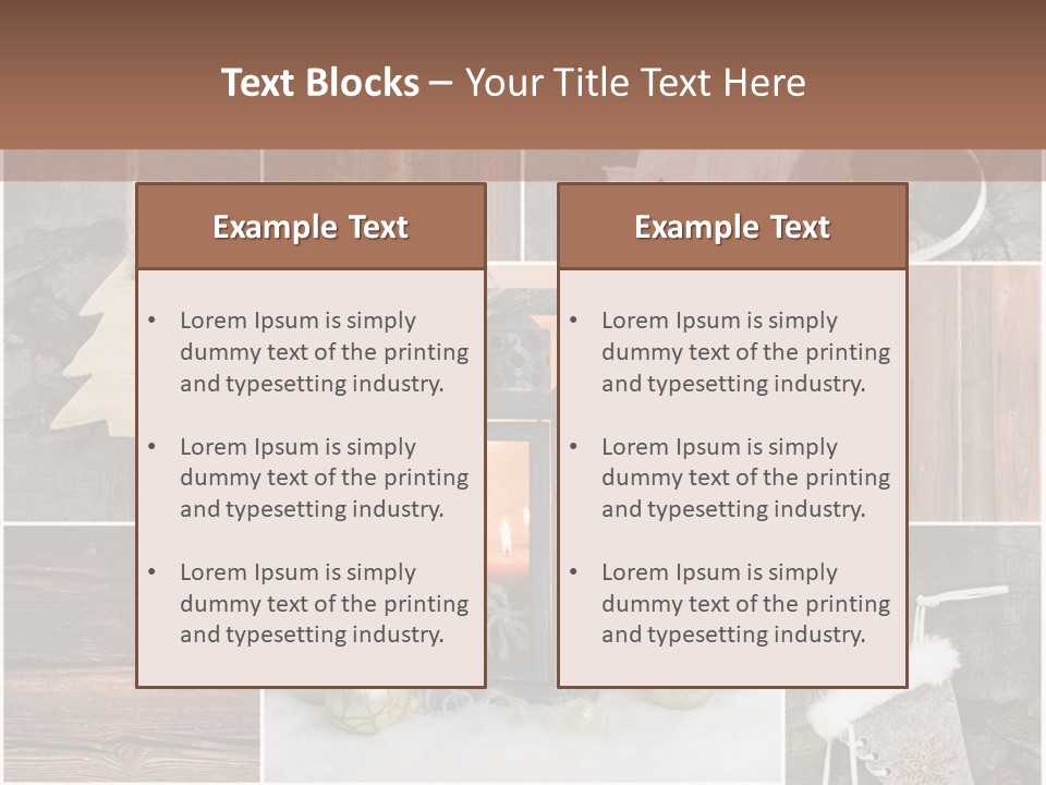 Weihnachtsstimmung Festtage Weihnachten PowerPoint Template