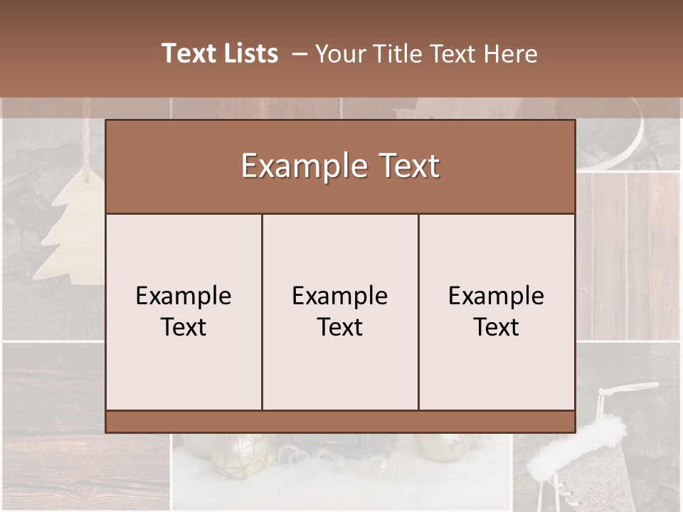 Weihnachtsstimmung Festtage Weihnachten PowerPoint Template