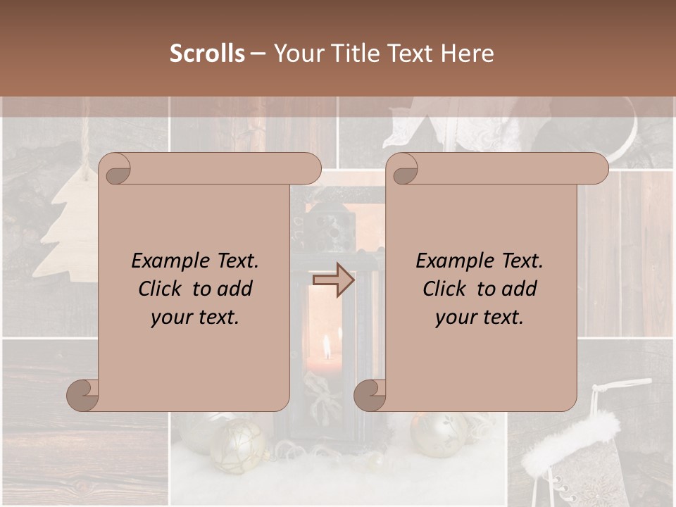 Weihnachtsstimmung Festtage Weihnachten PowerPoint Template
