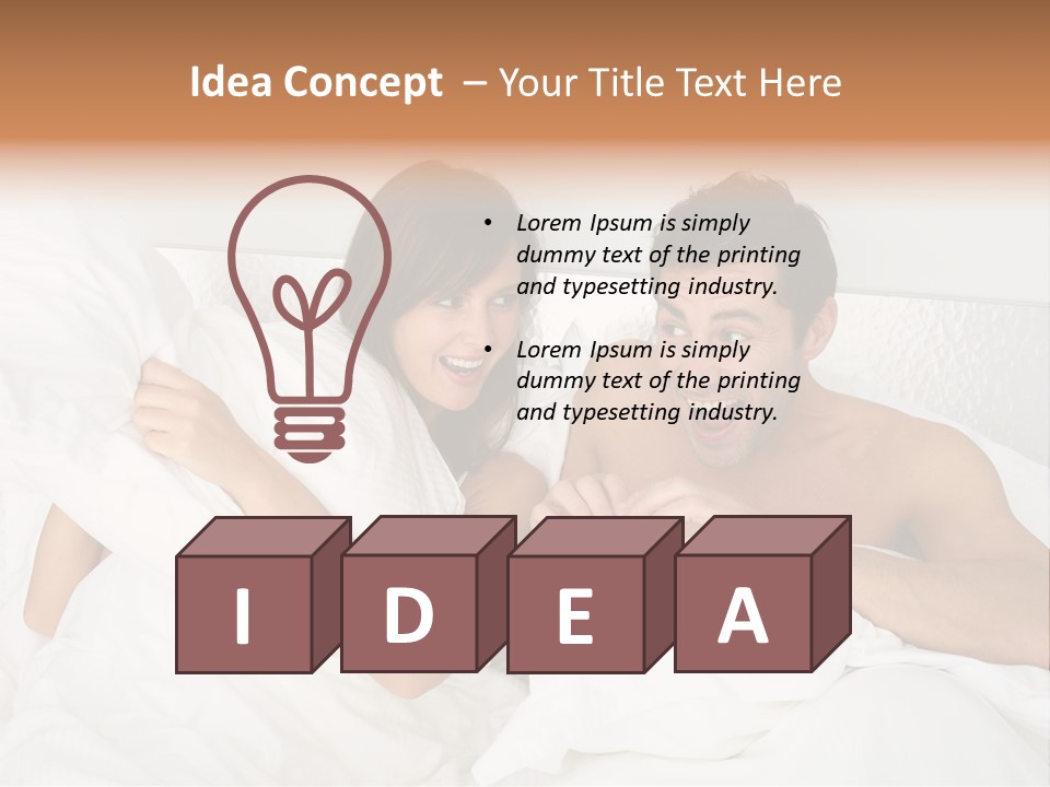 Happy Heteroual  PowerPoint Template