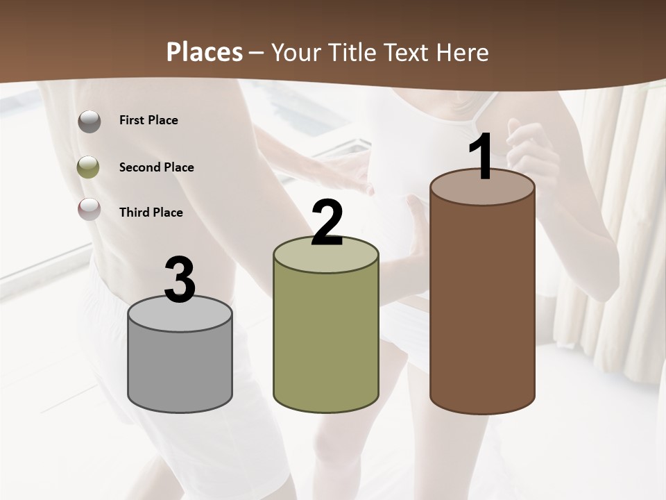 Color Image  Mid Man PowerPoint Template