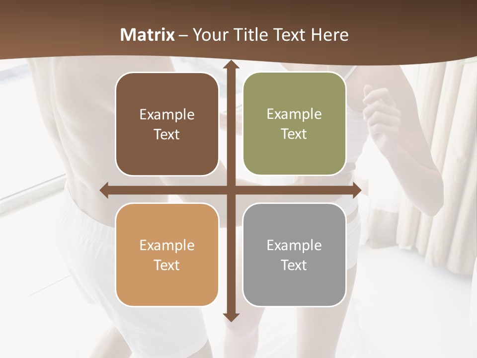 Color Image  Mid Man PowerPoint Template