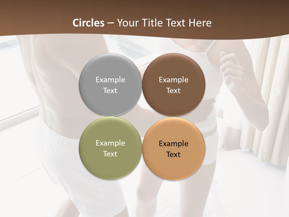 Color Image  Mid Man PowerPoint Template